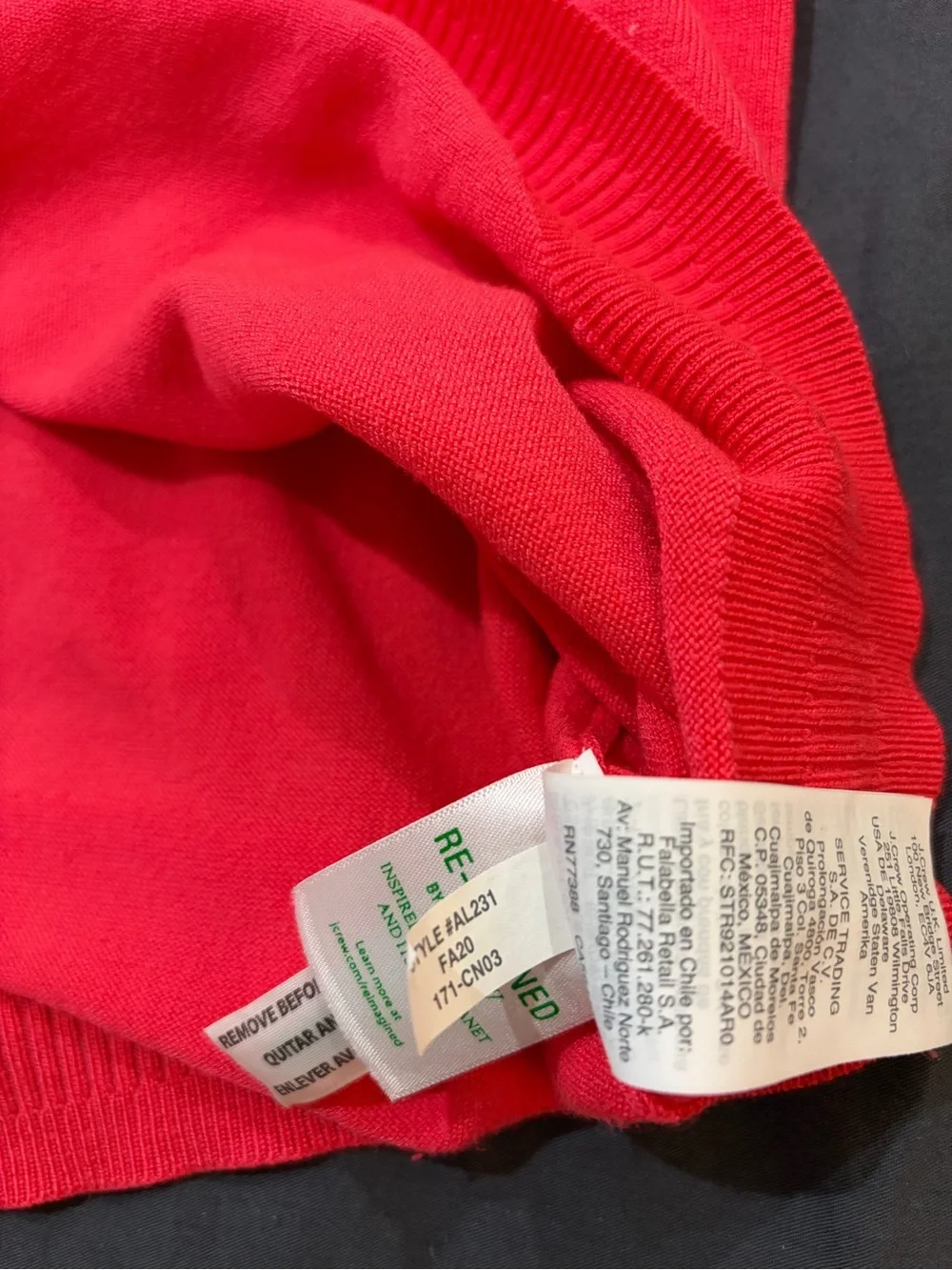 J. Crew Short-Sleeve Silk Blend Crewneck Sweater in Coral